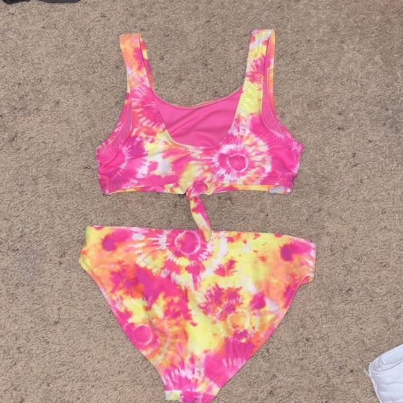 GIRLS TIE-DYE 2-PIECE SWIMSUIT - Picture 2 of 2